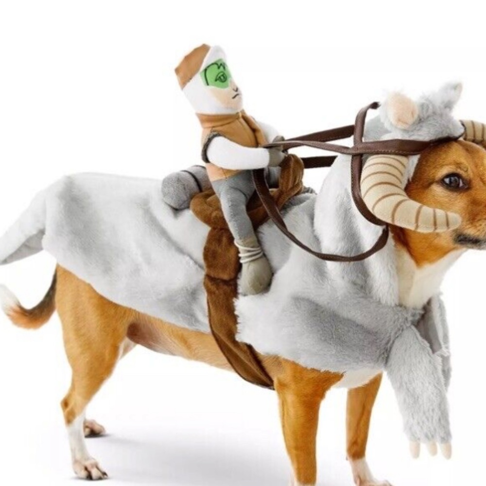 Petco Star Wars Luke Skywalker on Tauntaun Dog Halloween Costume,  Super Soft!